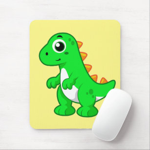 Cute Illustration Of Tyrannosaurus Rex. Mouse Pad