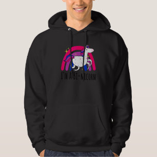 Cute I'm A Bi Nicorn Unicorn Bisexual Pride Bisexu Hoodie