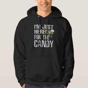 Cute I'm Just Here For The Candy Halloween Sweet L Hoodie