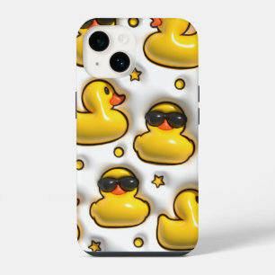 Cute Inflate bubble rubber duck  tumbler iPhone 14 Case