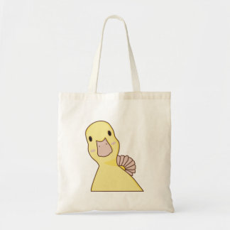 Cute Innocent face duck Tote Bag
