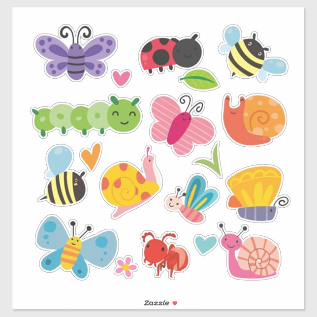 Cute Insects and Bugs (Sheet)