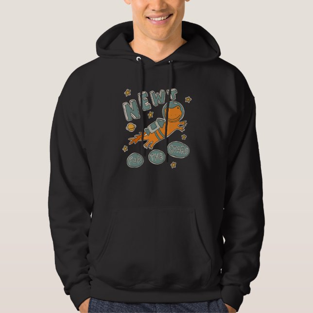 Cute Inspirational Newt Art Hoodie (Front)