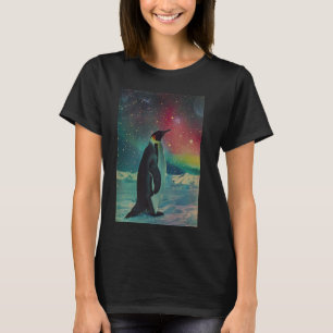 Cute Inspirational Penguin Graphic Vintage Art Ret T-Shirt