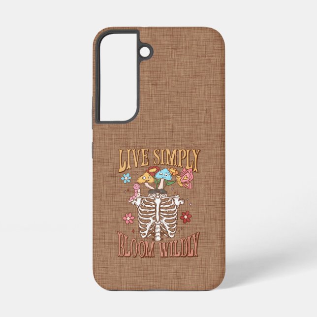 Cute Inspirational Vintage Cartoon Samsung Galaxy S22 Case (Back)