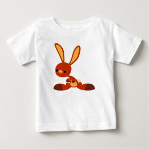 Cute Interested Cartoon Rabbit Baby T-Shirt