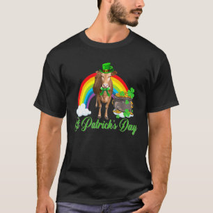 Cute Irish Cow Leprechaun Shamrock St Patricks Day T-Shirt