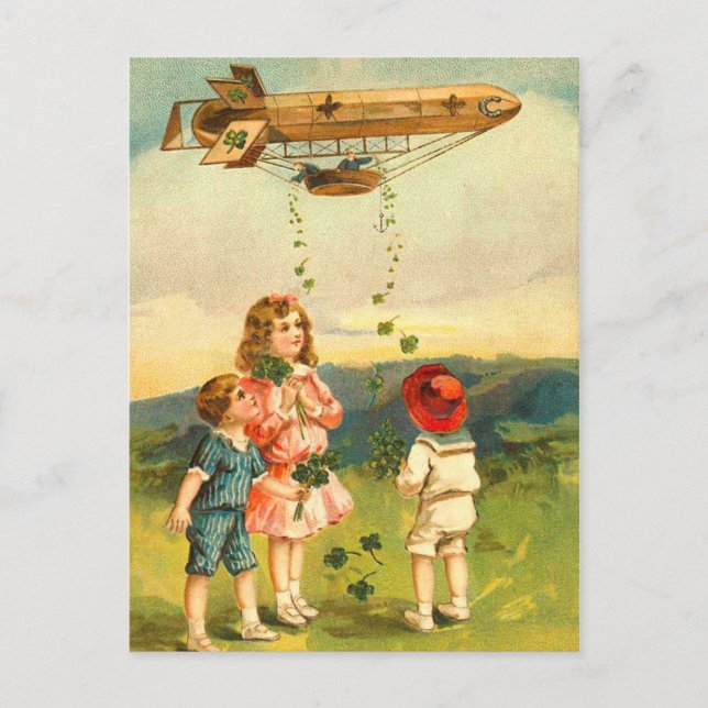 Cute Irish Kids Postcards (Front)
