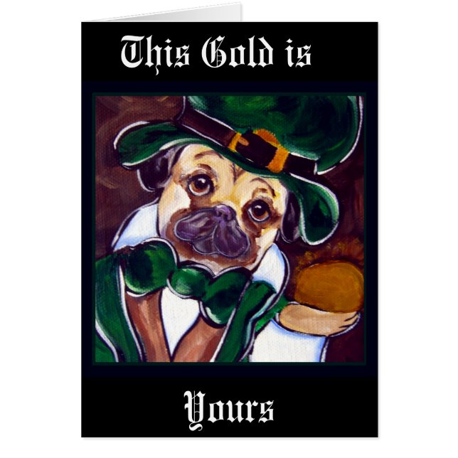 Cute Irish Pug (Front)