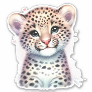 Cute It Up! Leopard Custom Cut Scrapbook Sticker