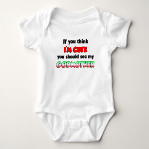 Cute Italian Godmother Baby Bodysuit