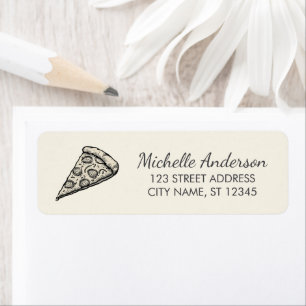 Cute Italian Pizzeria Pizza Adresse de Retour