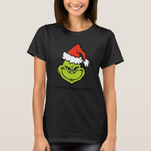 Cute It's Because I'm Green Isn't It Black Text Te T-Shirt