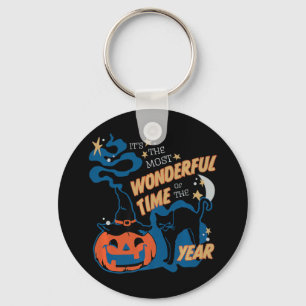Cute It's the Most Wonderful Time Of the Year Cat Keychain