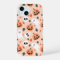 Cute Jack-O-Lantern & Ghost Pattern