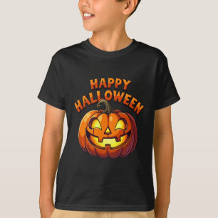 Cute Jack O'lantern Pumpkin Happy Halloween T-Shirt