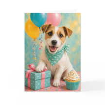 Cute Jack Russell Terrier Birthday