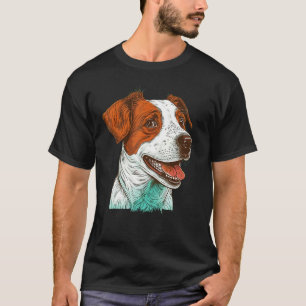 Cute Jack Russell Terrier Dog on Jack Russell Terr T-Shirt