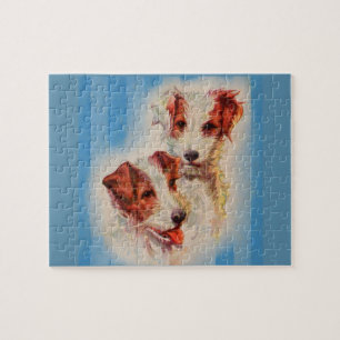 CUTE Jack Russell terriers Jigsaw Puzzle