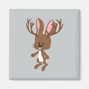 Cute Jackalope Magnet