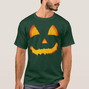 Cute JackOLantern Autumn Face Halloween Party T-Shirt