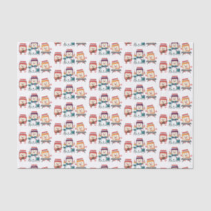 Cute jam session cartoon musician humour tissue paper