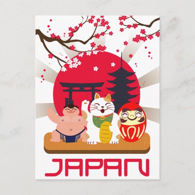 Cute Japan Postcard (Front)