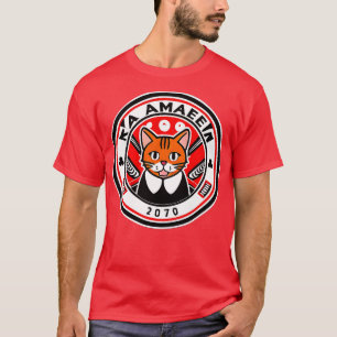 Cute Japanese Cat ramen 2 T-Shirt