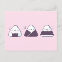 Cute Japanese Food Onigiri Rice Balls Funny