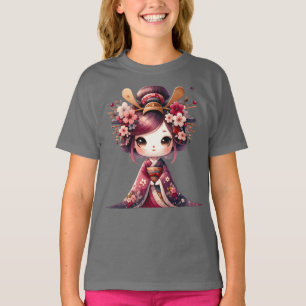 Cute Japanese Geisha T-Shirt