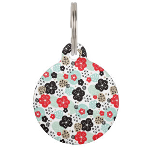 Cute Japanese patterns design Case-Mate iPhone Cas Pet Tag
