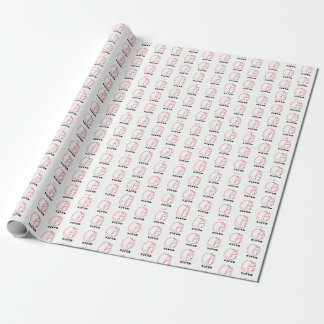 "Cute Japanese School Bag – Katakana Randoseru" Wrapping Paper