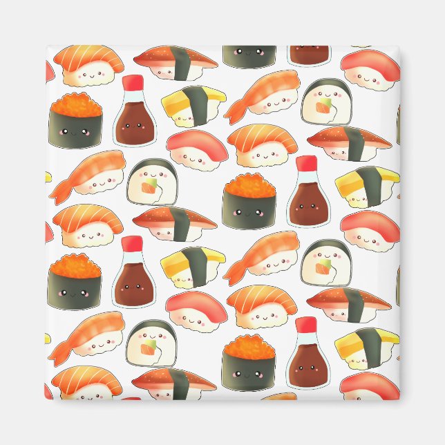 Cute Japanese Sushi Magnet (Front)