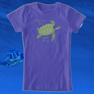 Cute Jekyll Island Florida Sea Turtle T-Shirt