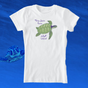 Cute Jekyll Island Florida Sea Turtle T-Shirt