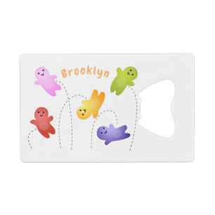 Cute jelly babies candy sweets cartoon credit card bottle opener