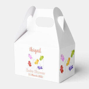 Cute jelly babies candy sweets cartoon favor box
