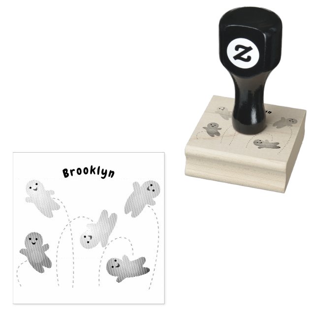 Cute jelly babies candy sweets cartoon rubber stam stamp (Stamped)