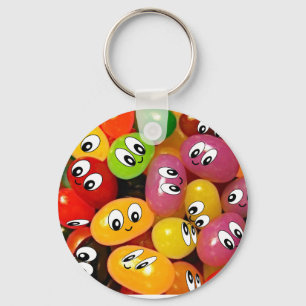 Cute Jelly Bean Keychain