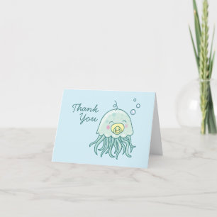 Cute Jellyfish Baby Shower Kawaii Thank You