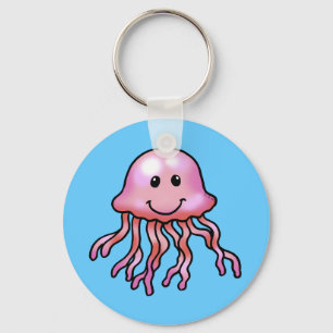 Cute jellyfish keychain