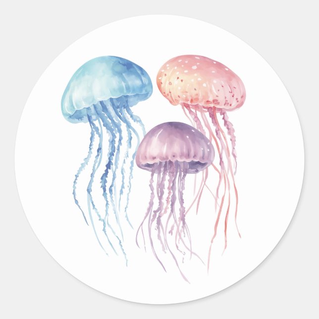 Cute Jellyfish Stickers (Front)