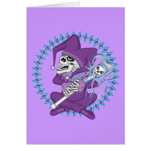 Cute Jester Skull