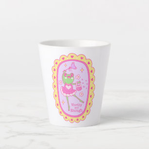 Cute Jolly Frog - Worthy and Enough Latte Mug
