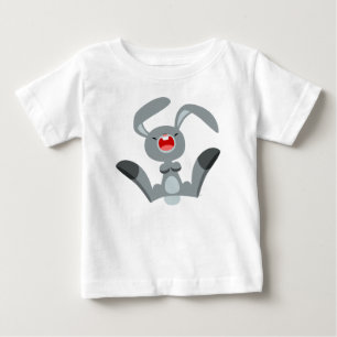 Cute Joyful Cartoon Rabbit Baby T-Shirt