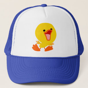 Cute Joyous Cartoon Duckling Hat