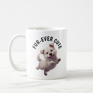 Cute Jumping Puppy Coffee Mug