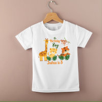 Cute jungle animal party personalized birthday