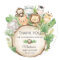Cute Jungle Animals Baby Shower 1st Birthday Favou