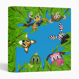 Cute Jungle Animals Binder